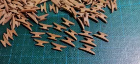 10mm Pearwood Cleats  12/bag