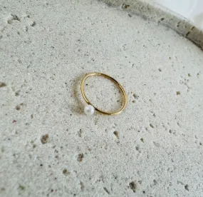 Mini Pearl Ring 14K Gold Filled
