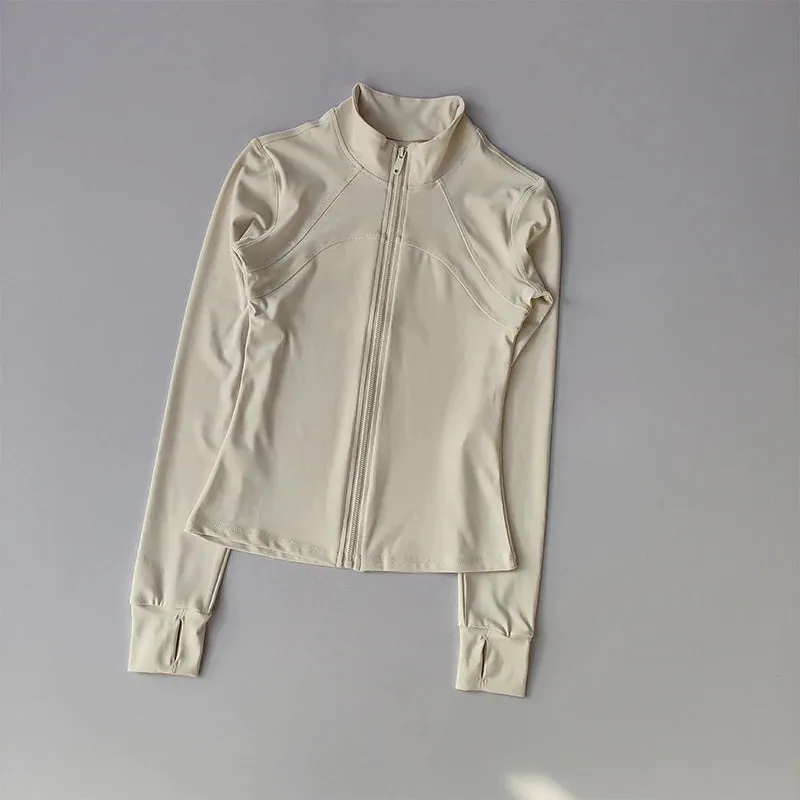 Solid High-end Collar, Windproof Long-Sleeved Jacket