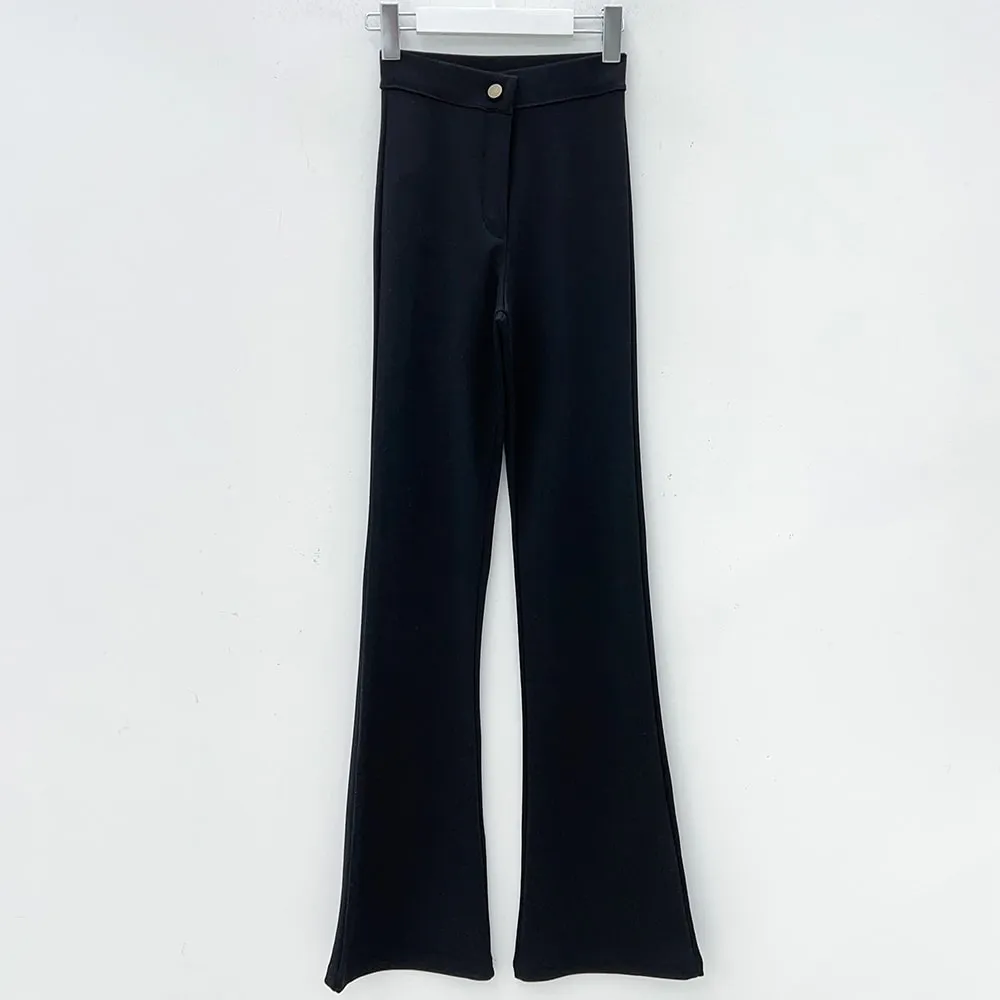 Span Boots Cut Wide Long Leggings Pants IM20