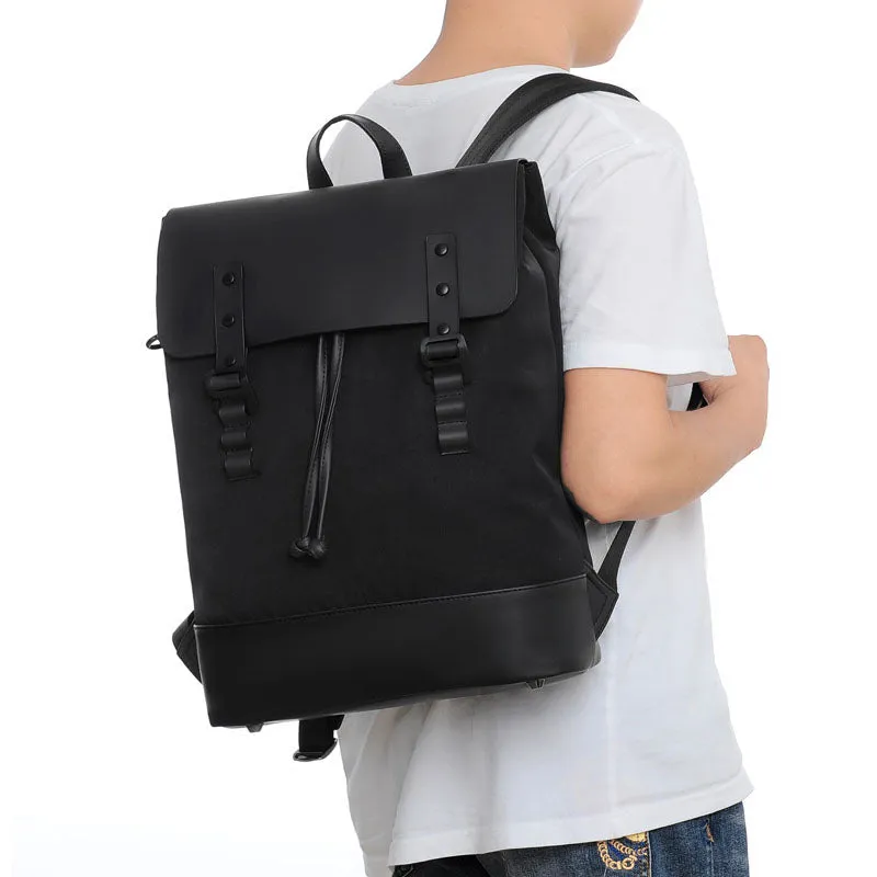 Thin Laptop Backpack Water Resistant Business College Bookbag For School
