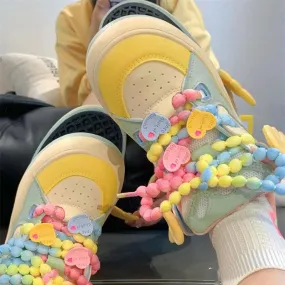 Y2K Sneakers with Little Wings